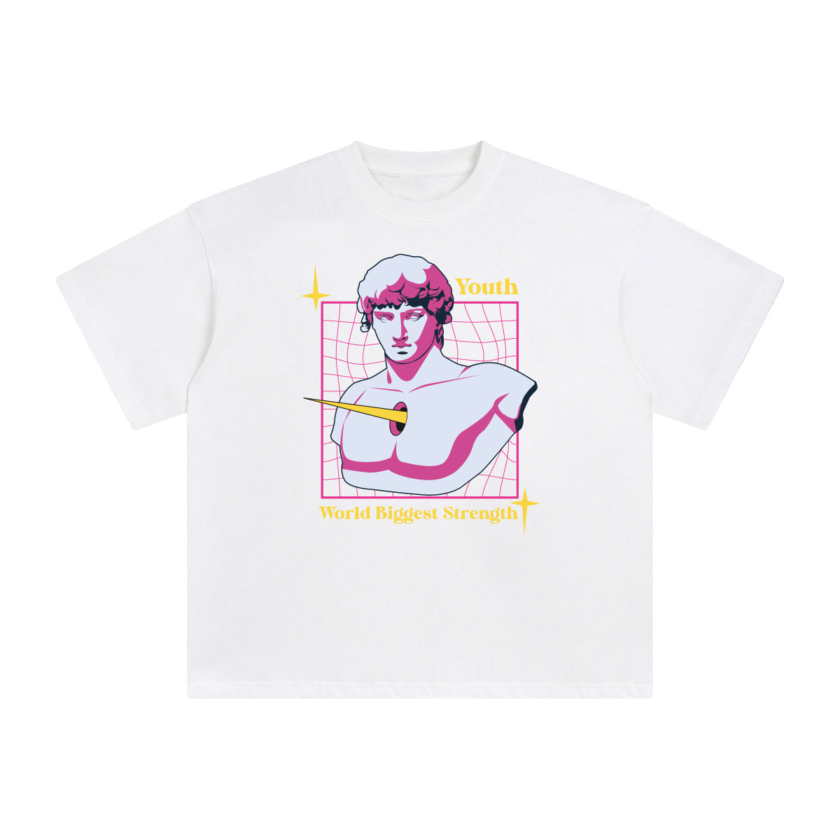 Youth Abstract Graphic Tee-INNBLAC Fashion Apparel