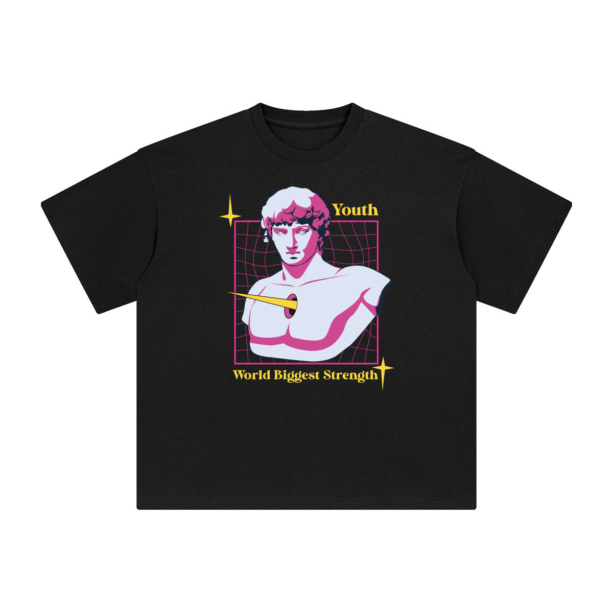 Youth Abstract Graphic Tee-INNBLAC Fashion Apparel