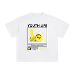 Youth Life Abstract Graphic Tee-INNBLAC Fashion Apparel