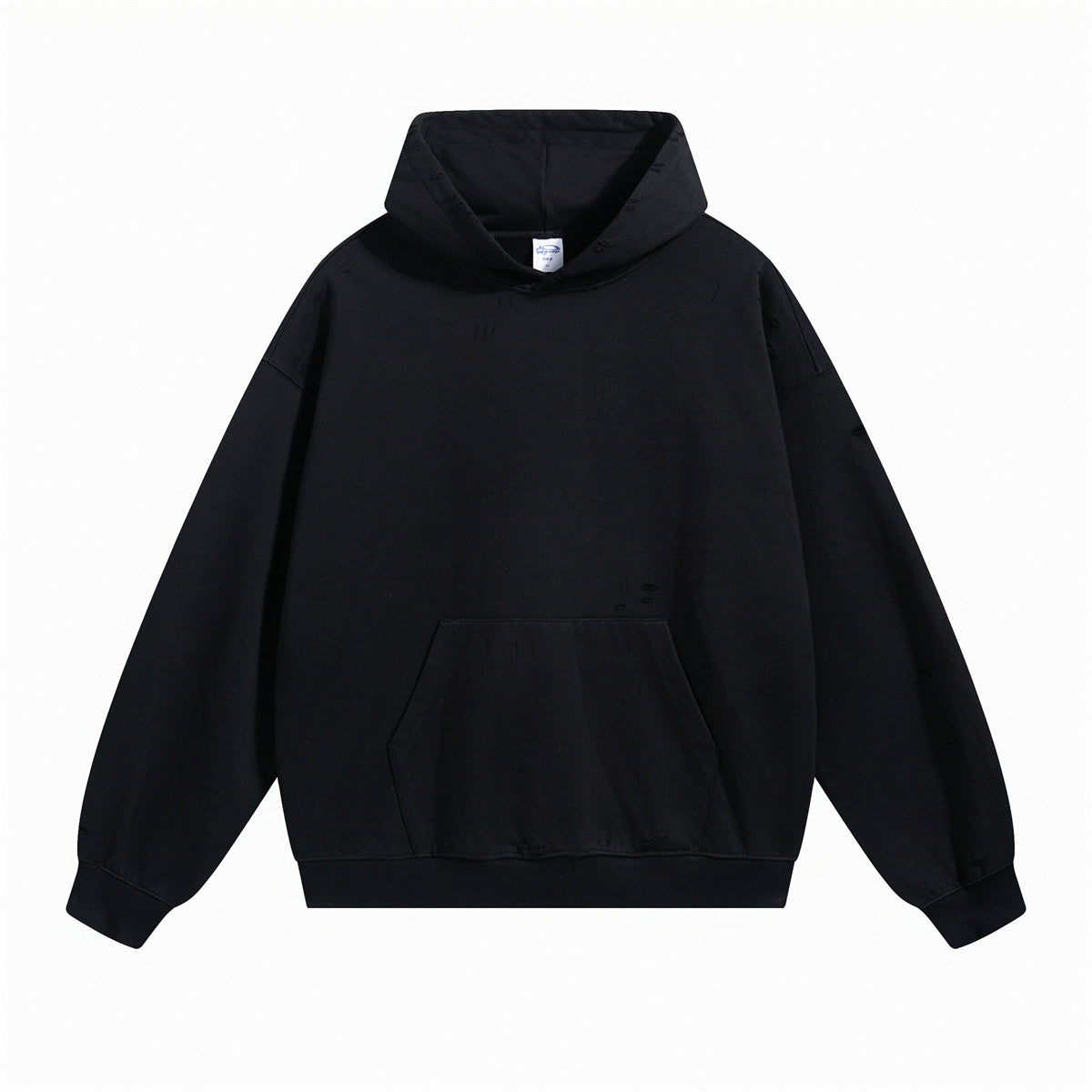 Zip Up Sleeves Destructive Hoodie-INNBLAC Fashion Apparel