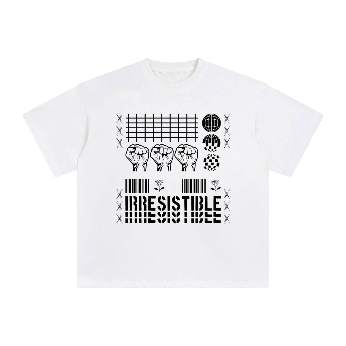lrresistible Abstract Art Graphic T Shirt-INNBLAC Fashion Apparel