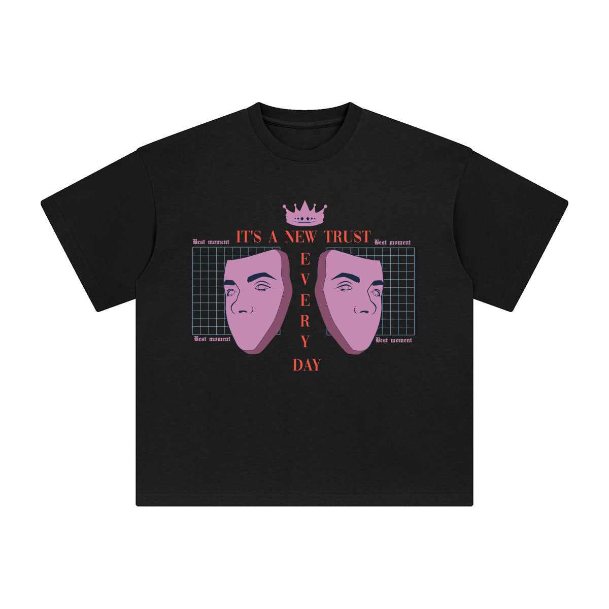 lts a New Trust Aesthetic Graphic Tee-INNBLAC Fashion Apparel