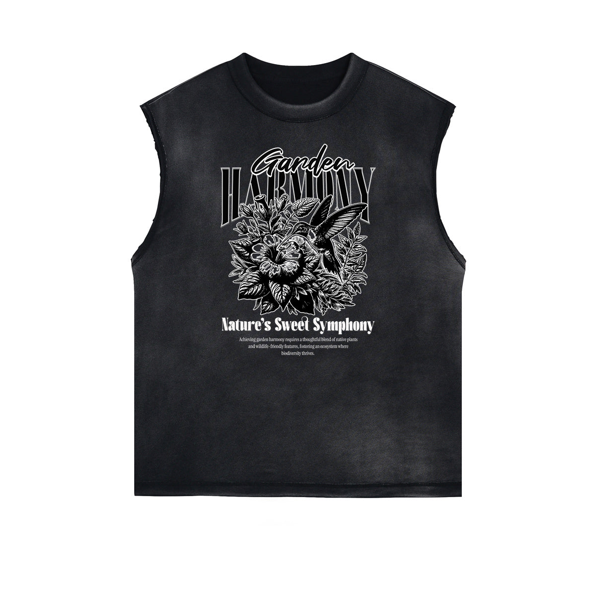 Frayed Edge Summer Vacation Graphic Tank