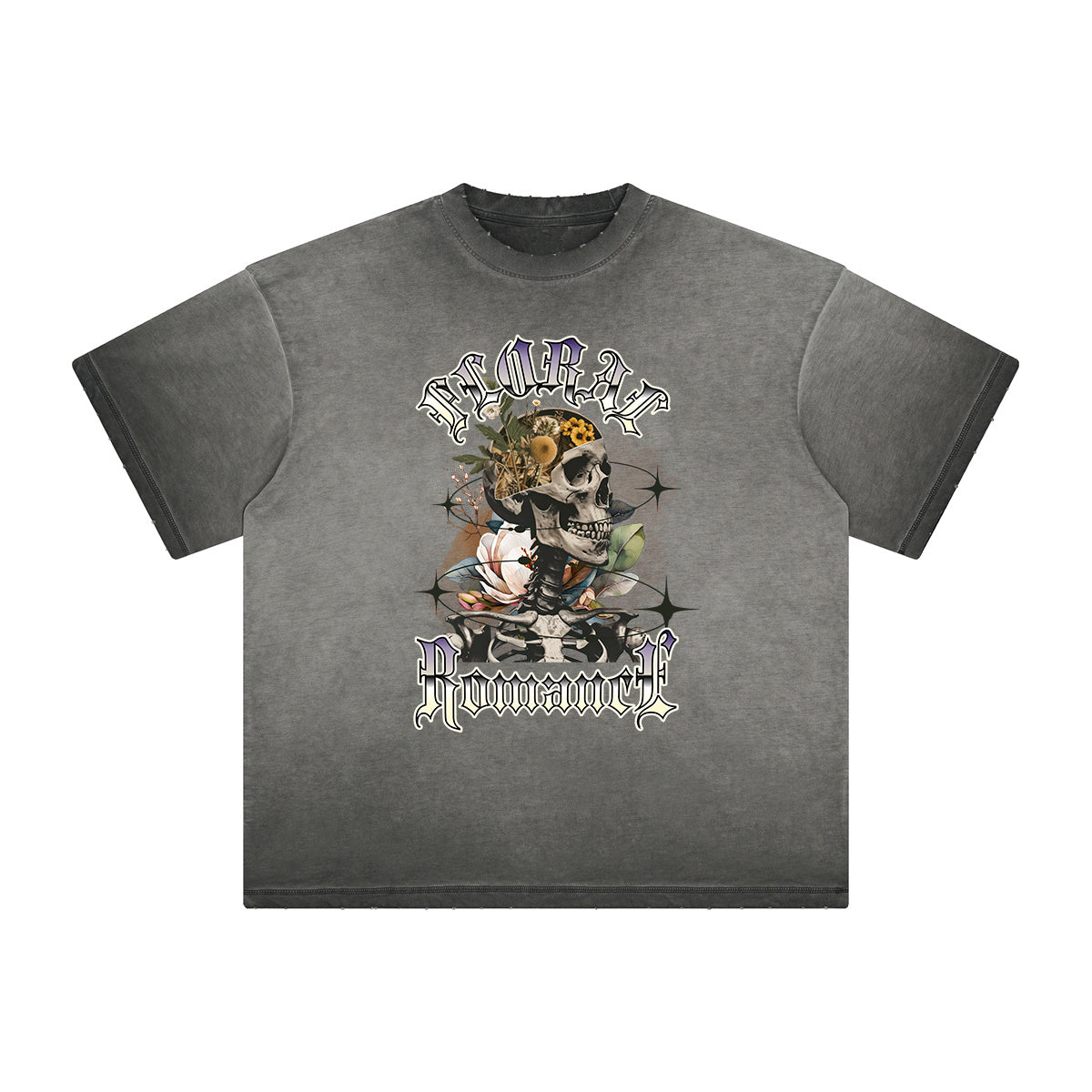 Camiseta con estampado de vacaciones de verano de peso pesado