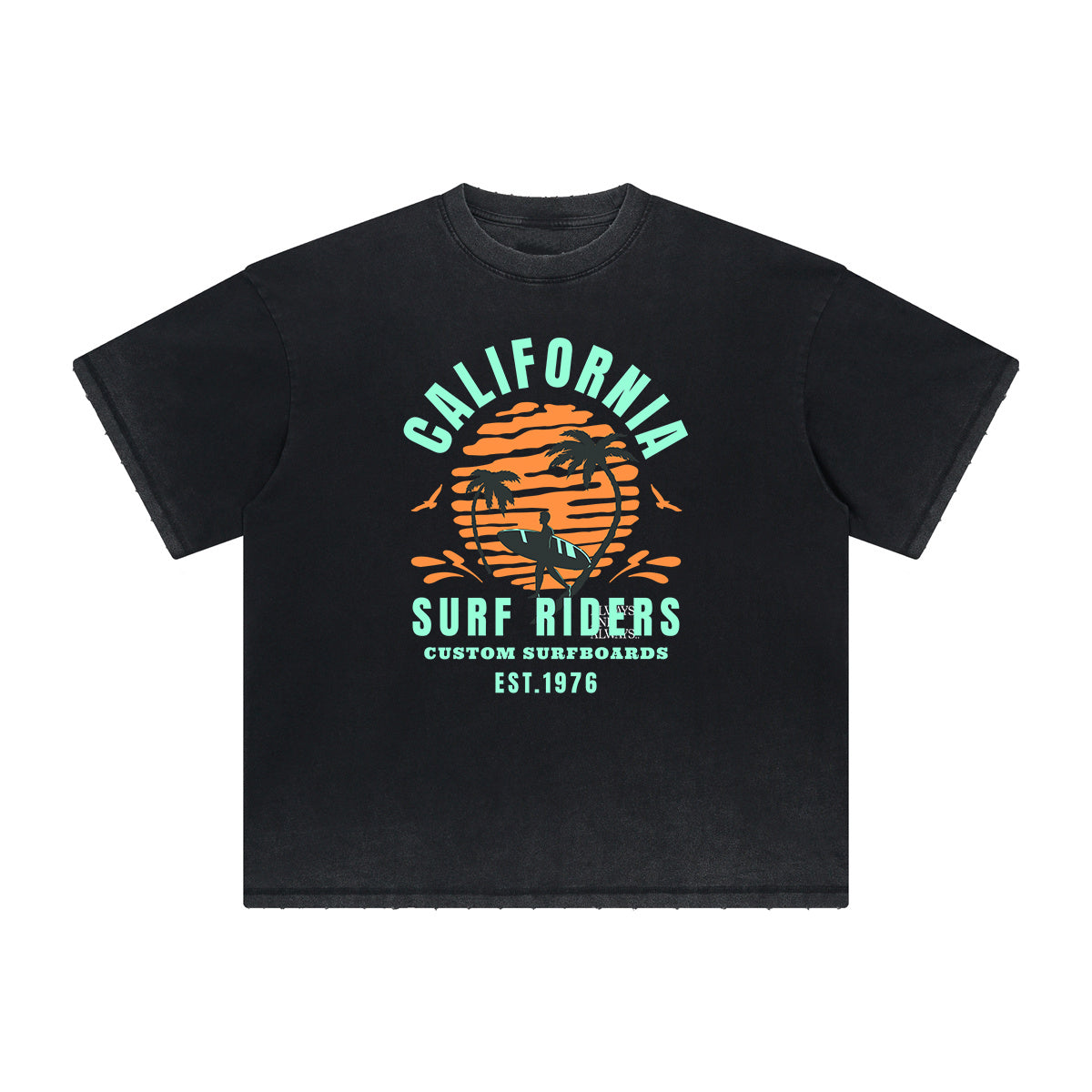 Distressed Faded Summer Vacation Graphic Tee