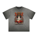 Distressed Faded Japanese Ukiyo Graphic Tee