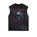 Gothic Style Graphic Muscle Tank