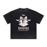 Vintage Frayed Gothic Style Pattern Tee
