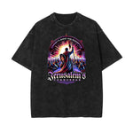 Stone Wash Crusades Pattern T Shirt