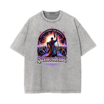 Washed Crusades Graphic Cotton Tee