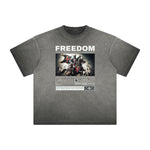 Vintage Frayed Crusades Pattern Tee