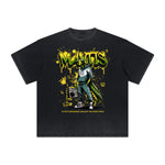 Vintage Frayed Splash Ink Graphic Tee