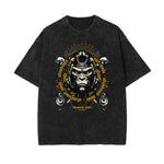 Washed African Totem Cotton Tee