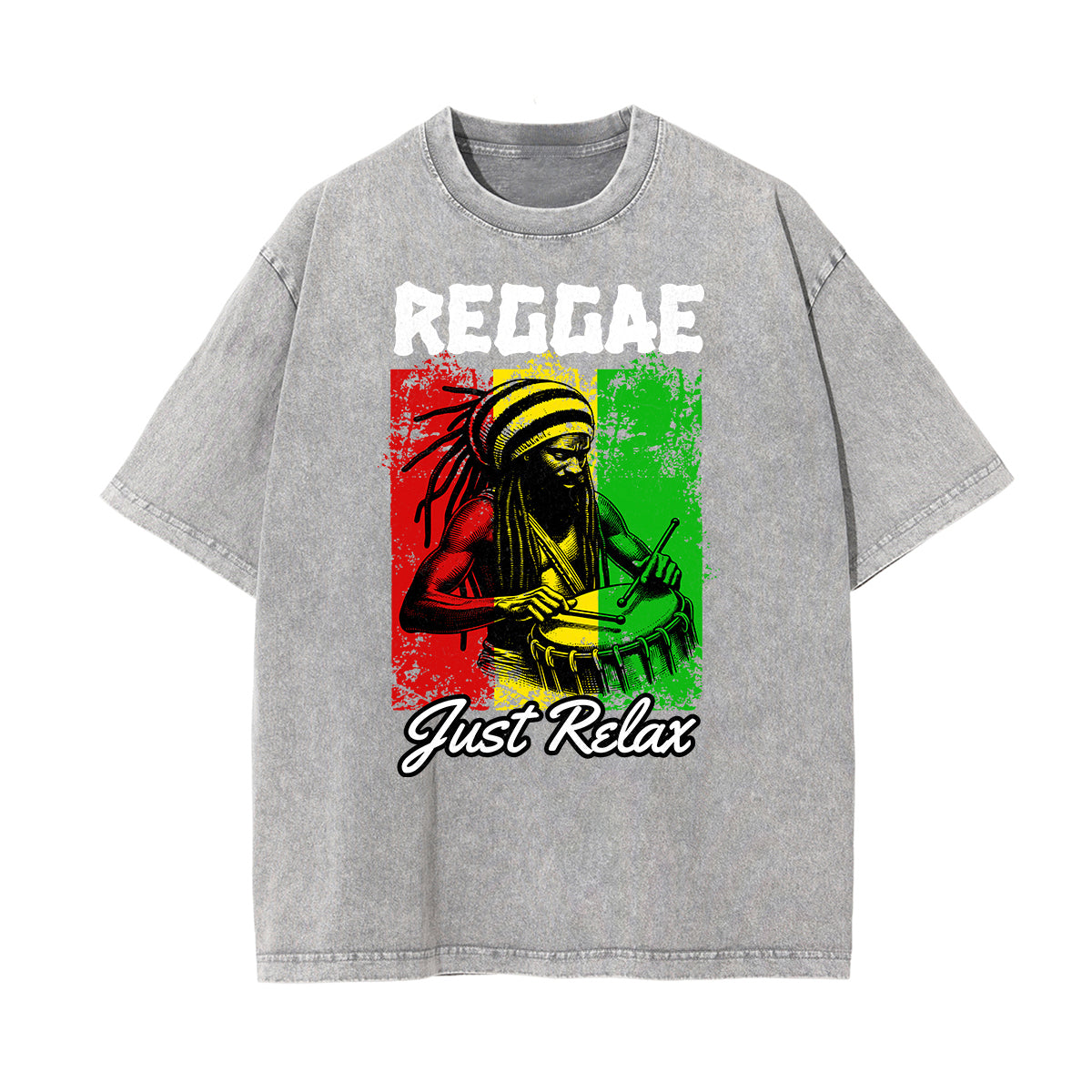 Camiseta africana con tótem lavado a la piedra