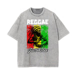 Camiseta africana con tótem lavado a la piedra