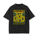 Washed African Totem Cotton Tee