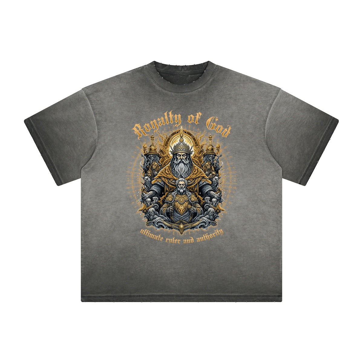 Thick Faded Gods & Faith Graphic Tee