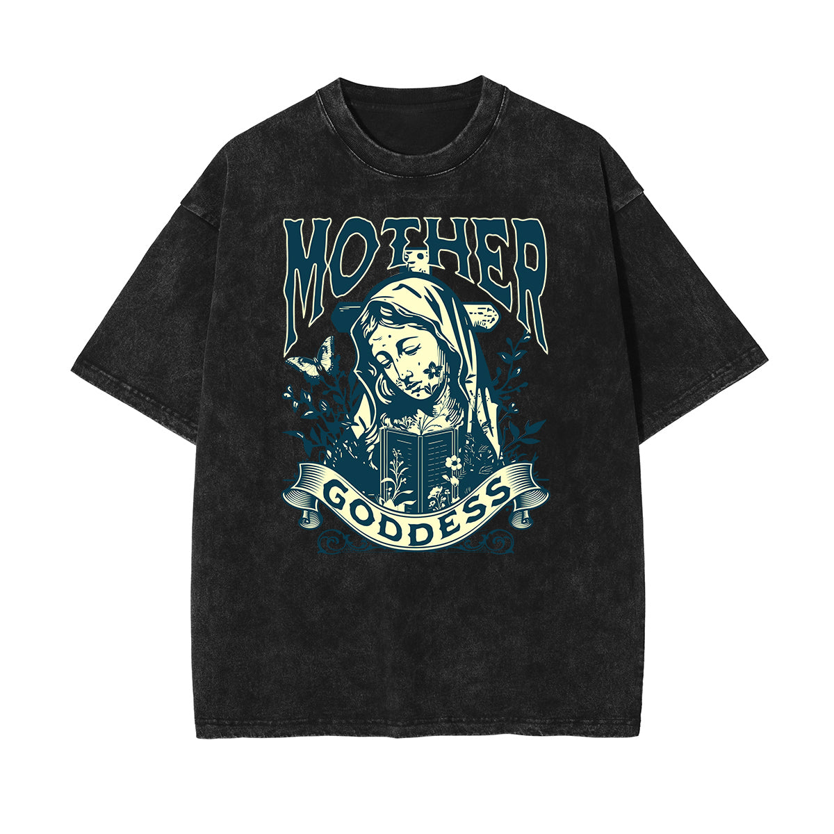 Washed Gods & Faith Graphic Cotton Tee