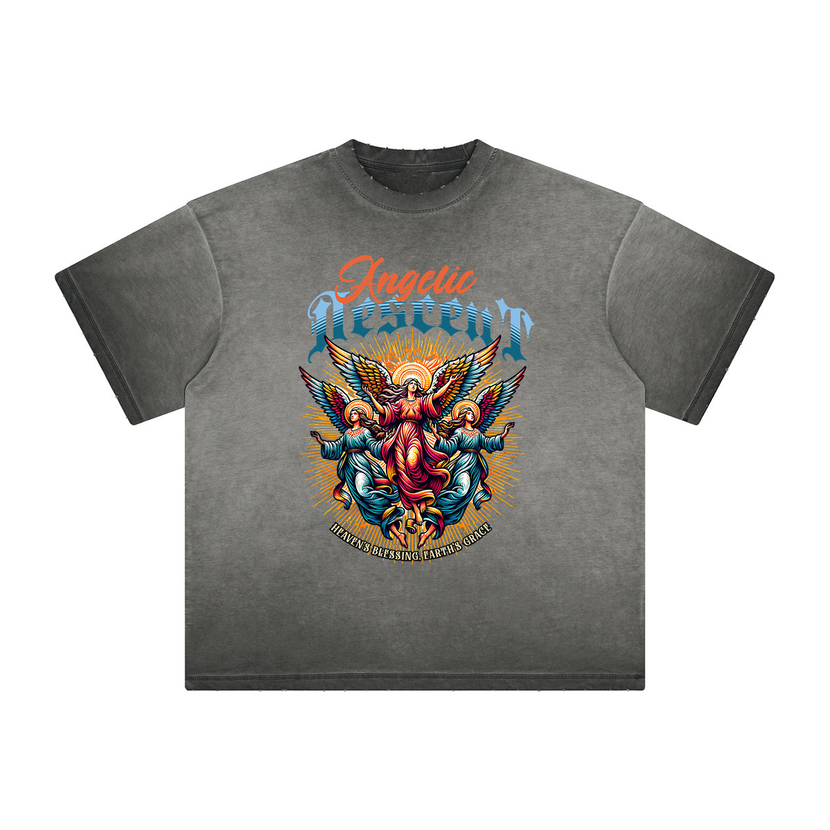 Thick Faded Gods & Faith Graphic Tee