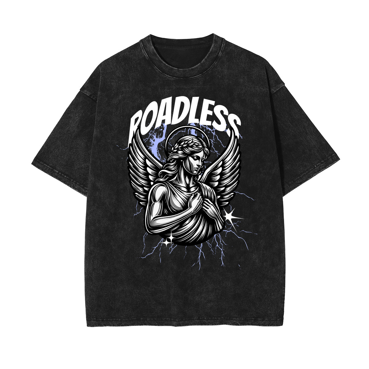 Washed Fallen Angel Graphic Cotton Tee