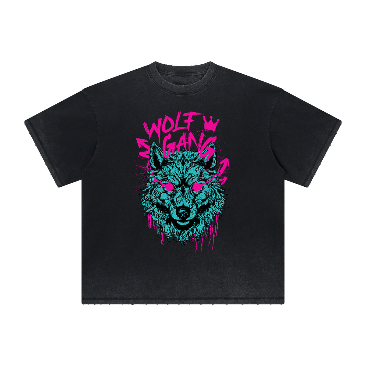 Thick Faded Graffiti Graphic T Shirt