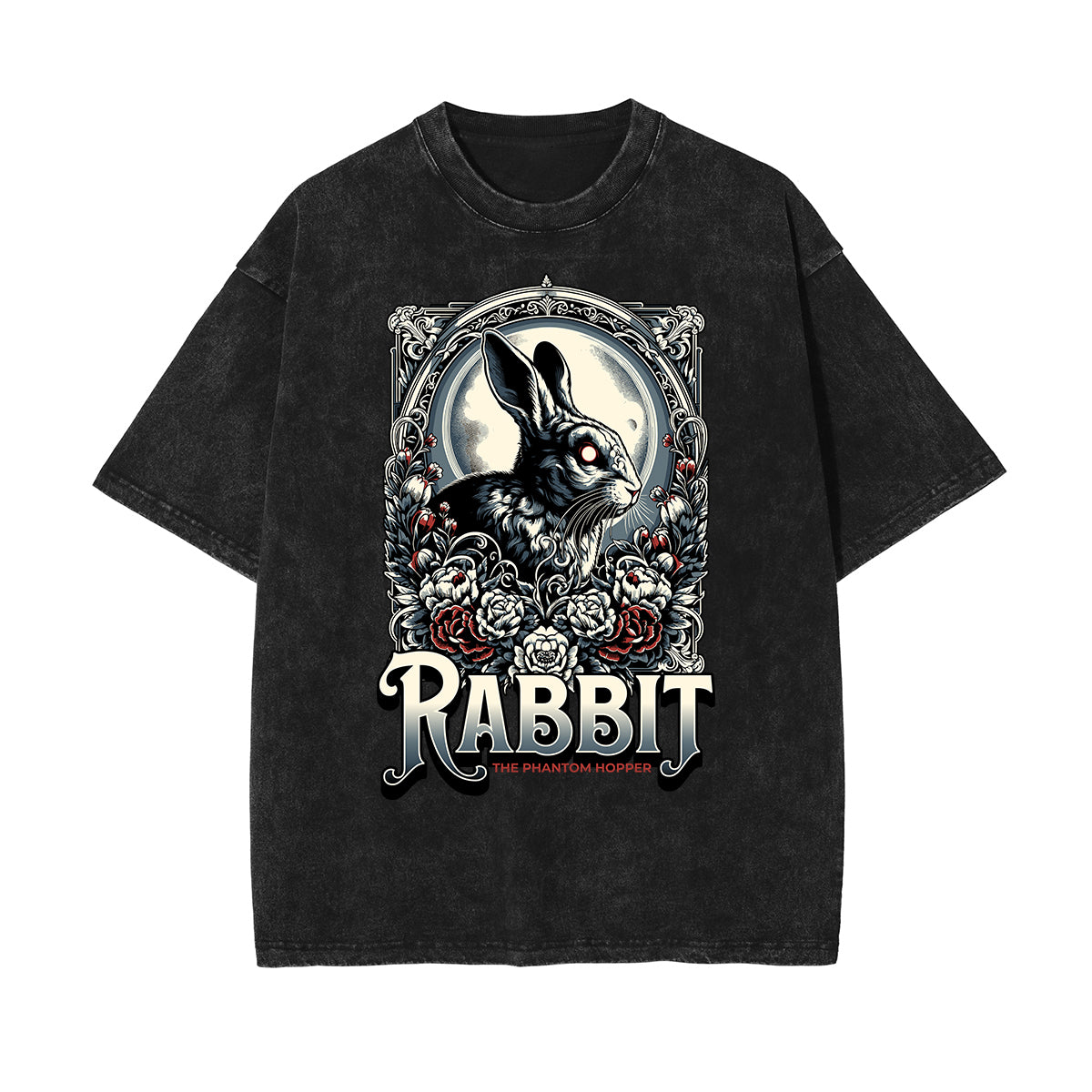 Washed Chinese Zodiac Graphic Cotton Tee