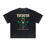 Thick Faded Chinese Zodiac Graphic T Shirt