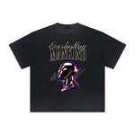 Vintage Frayed Retro Revival Pattern Tee