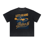 Vintage Frayed Retro Revival Pattern Tee