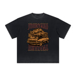 Vintage Frayed Retro Revival Pattern Tee