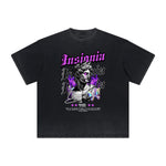 Thick Faded Abstract Art Graphic T Shirt