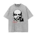 Stone Wash Abstract Art Pattern T Shirt