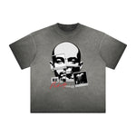 Vintage Frayed Abstract Art Pattern Tee