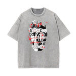 Stone Wash Abstract Art Pattern T Shirt