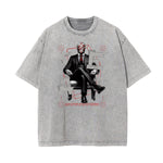 Stone Wash Abstract Art Pattern T Shirt