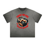 Thick Faded Snake Graphic T Shirt