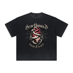 Vintage Frayed Snake Pattern Tee