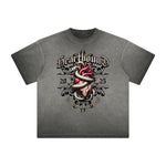 Thick Faded Snake Graphic T Shirt