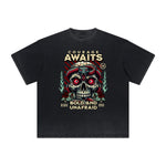 Vintage Frayed Snake Pattern Tee