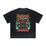 Vintage Frayed Snake Pattern Tee