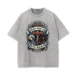 Washed Jesus Graphic Cotton Tee