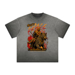 Vintage Frayed Tiger Pattern Tee