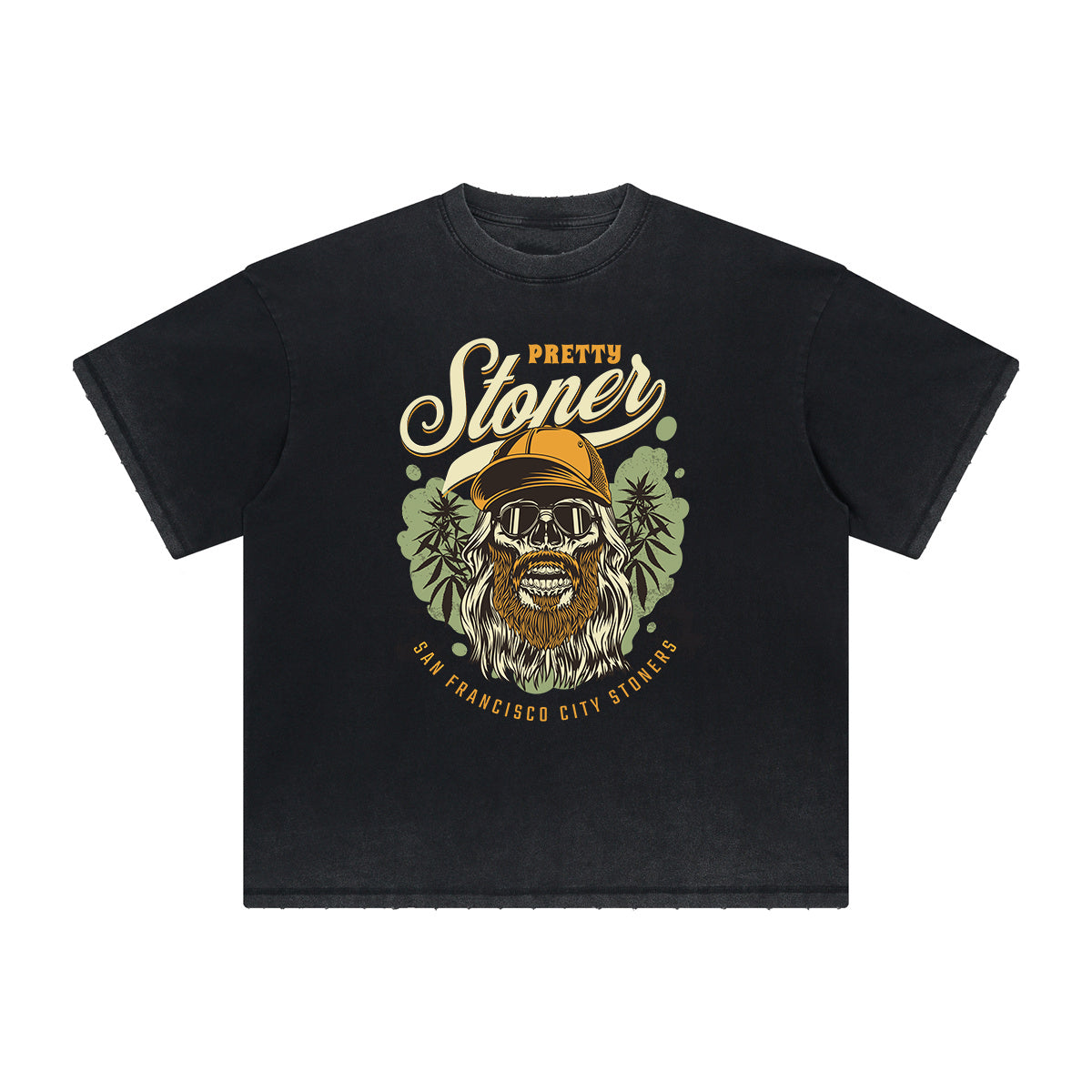 Thick Faded Holiday Graphic T Shirt