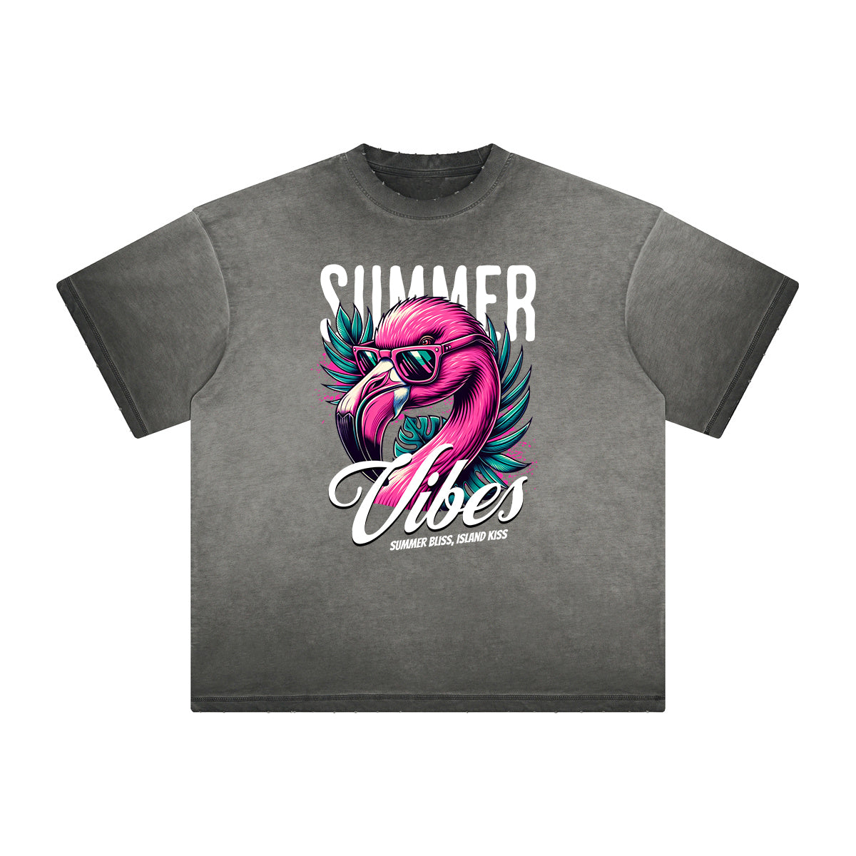 Vintage Frayed Holiday Pattern Tee