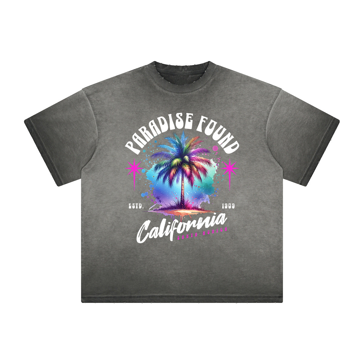 Vintage Frayed Holiday Pattern Tee