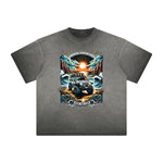 Vintage Frayed Holiday Pattern Tee