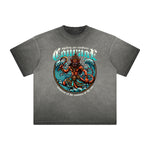 Vintage Frayed Holiday Pattern Tee