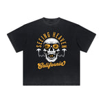 Thick Faded Holiday Graphic T Shirt