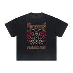 Thick Faded Gothic Graphic T Shirt