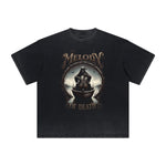Thick Faded Gothic Graphic T Shirt